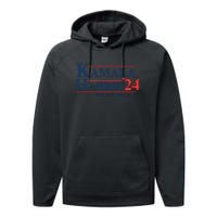 Kamala Harris 2024 For The People Support Graphic Performance Fleece Hoodie