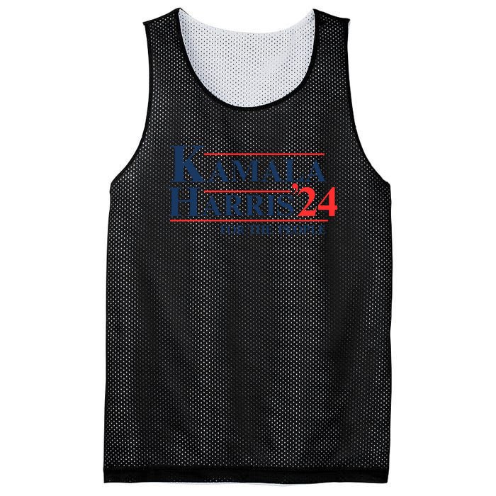 Kamala Harris 2024 For The People Support Graphic Mesh Reversible Basketball Jersey Tank