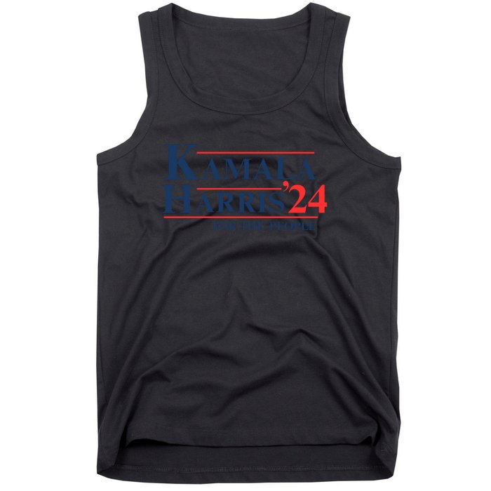 Kamala Harris 2024 For The People Support Graphic Tank Top