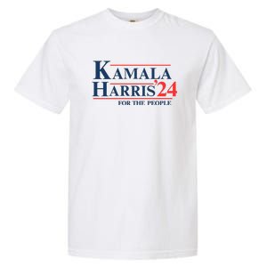 Kamala Harris 2024 For The People Support Graphic Garment-Dyed Heavyweight T-Shirt