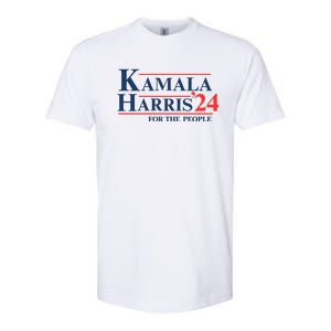 Kamala Harris 2024 For The People Support Graphic Softstyle CVC T-Shirt