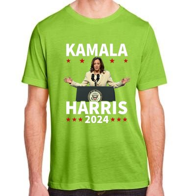 Kamala Harris 2024 Support Graphic Adult ChromaSoft Performance T-Shirt