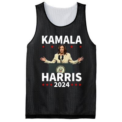 Kamala Harris 2024 Support Graphic Mesh Reversible Basketball Jersey Tank