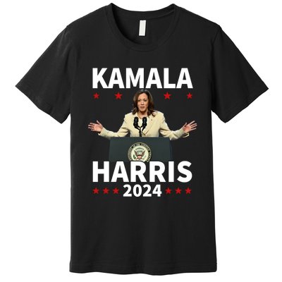 Kamala Harris 2024 Support Graphic Premium T-Shirt