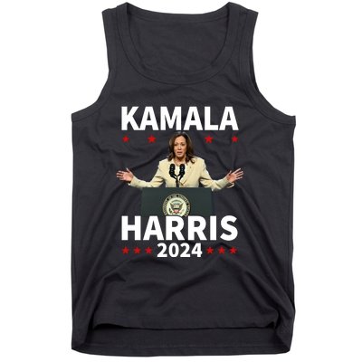 Kamala Harris 2024 Support Graphic Tank Top