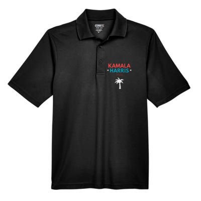 Kamala Harris 2024 Us Election Coconut Funny Meme Design Men's Origin Performance Piqué Polo