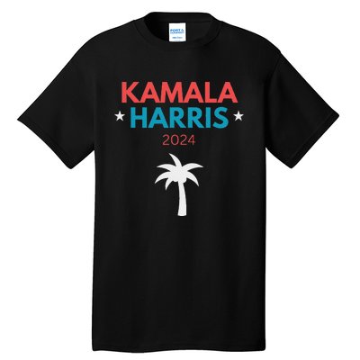 Kamala Harris 2024 Us Election Coconut Funny Meme Design Tall T-Shirt