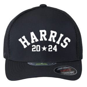 Kamala Harris 2024 Sporty Style Logo Flexfit Unipanel Trucker Cap