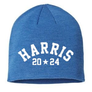 Kamala Harris 2024 Sporty Style Logo Sustainable Beanie