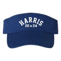 Kamala Harris 2024 Sporty Style Logo Valucap Bio-Washed Visor