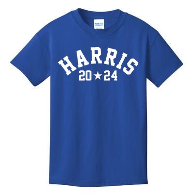 Kamala Harris 2024 Sporty Style Logo Kids T-Shirt