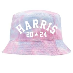 Kamala Harris 2024 Sporty Style Logo Tie-Dyed Bucket Hat