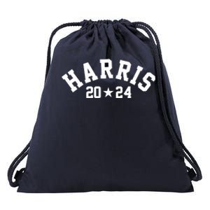 Kamala Harris 2024 Sporty Style Logo Drawstring Bag