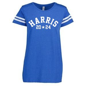 Kamala Harris 2024 Sporty Style Logo Enza Ladies Jersey Football T-Shirt