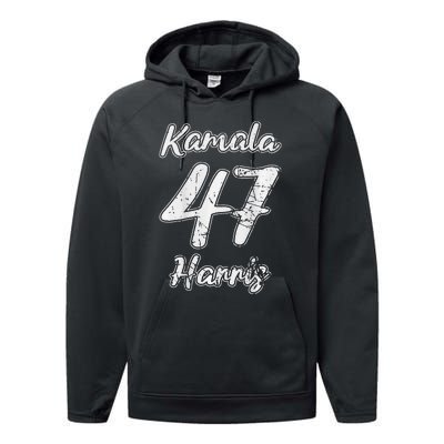 Kamala Harris 2024 Distressed President Election Performance Fleece Hoodie