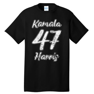 Kamala Harris 2024 Distressed President Election Tall T-Shirt