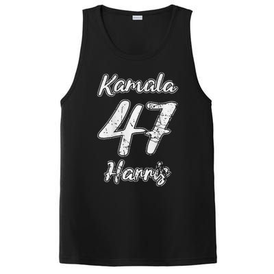 Kamala Harris 2024 Distressed President Election PosiCharge Competitor Tank