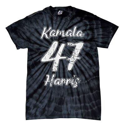 Kamala Harris 2024 Distressed President Election Tie-Dye T-Shirt