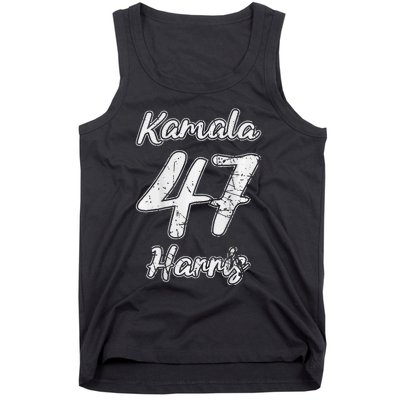 Kamala Harris 2024 Distressed President Election Tank Top