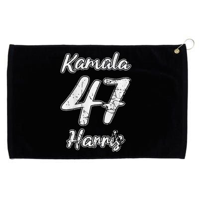 Kamala Harris 2024 Distressed President Election Grommeted Golf Towel