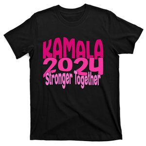 Kamala Harris 2024 Stronger Together Election T-Shirt