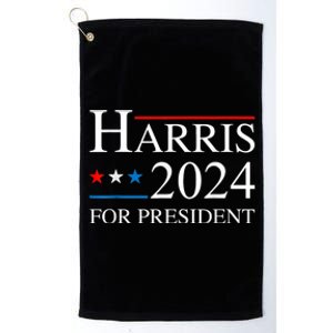 Kamala Harris 2024 For President Election Campaign Platinum Collection Golf Towel