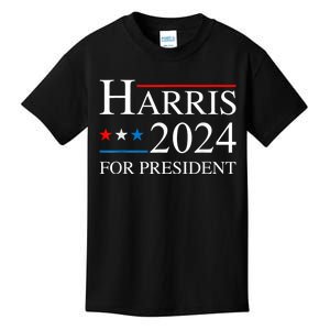 Kamala Harris 2024 For President Election Campaign Kids T-Shirt