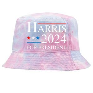 Kamala Harris 2024 For President Election Campaign Tie-Dyed Bucket Hat