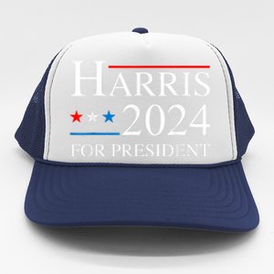 Kamala Harris 2024 For President Election Campaign Trucker Hat