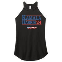 Kamala Harris 2024 For The People Slogan Graphic Women's Perfect Tri Rocker Tank