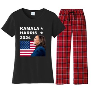 Kamala Harris 2024 Kamala For President Women's Flannel Pajama Set