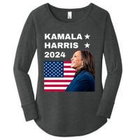 Kamala Harris 2024 Kamala For President Women's Perfect Tri Tunic Long Sleeve Shirt