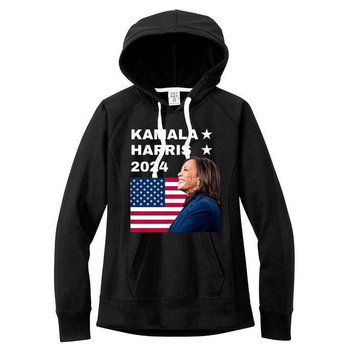 Kamala Harris 2024 Kamala For President Women's Fleece Hoodie