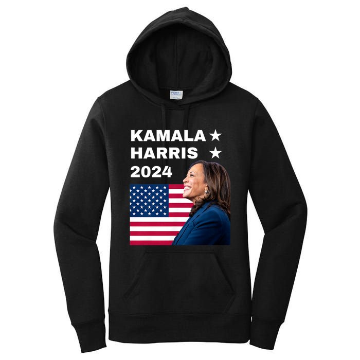 Kamala Harris 2024 Kamala For President Women's Pullover Hoodie