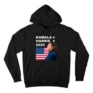 Kamala Harris 2024 Kamala For President Tall Hoodie