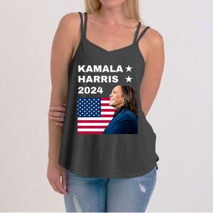 Kamala Harris 2024 Kamala For President Women's Strappy Tank