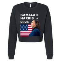 Kamala Harris 2024 Kamala For President Cropped Pullover Crew