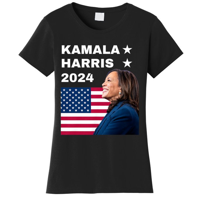 Kamala Harris 2024 Kamala For President Women's T-Shirt