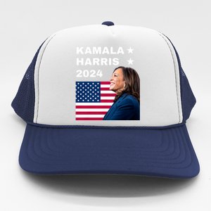 Kamala Harris 2024 Kamala For President Trucker Hat