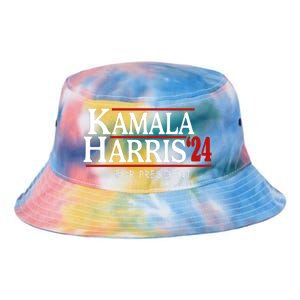 Kamala Harris 2024 For President Election Political Tie Dye Newport Bucket Hat