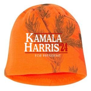 Kamala Harris 2024 For President Election Political Kati - Camo Knit Beanie