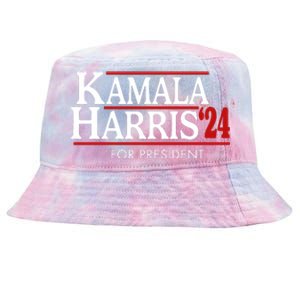 Kamala Harris 2024 For President Election Political Tie-Dyed Bucket Hat