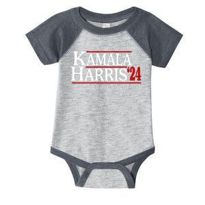 Kamala Harris 2024 For President Election Political Infant Baby Jersey Bodysuit