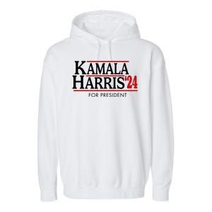 Kamala Harris 2024 For President Election Political Garment-Dyed Fleece Hoodie