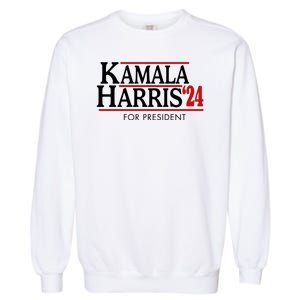 Kamala Harris 2024 For President Election Political Garment-Dyed Sweatshirt