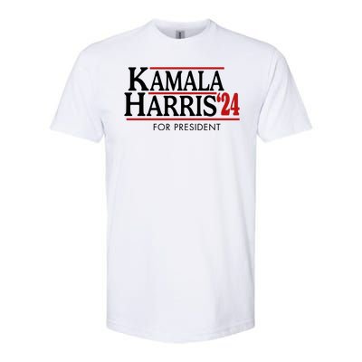 Kamala Harris 2024 For President Election Political Softstyle® CVC T-Shirt