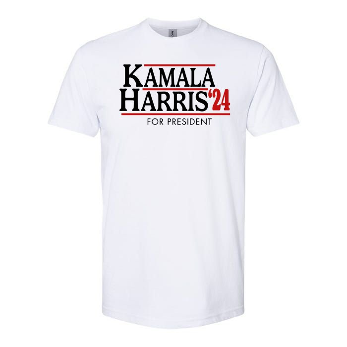 Kamala Harris 2024 For President Election Political Softstyle CVC T-Shirt