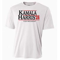 Kamala Harris 2024 For President Election Political Cooling Performance Crew T-Shirt