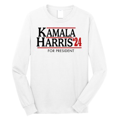 Kamala Harris 2024 For President Election Political Long Sleeve Shirt