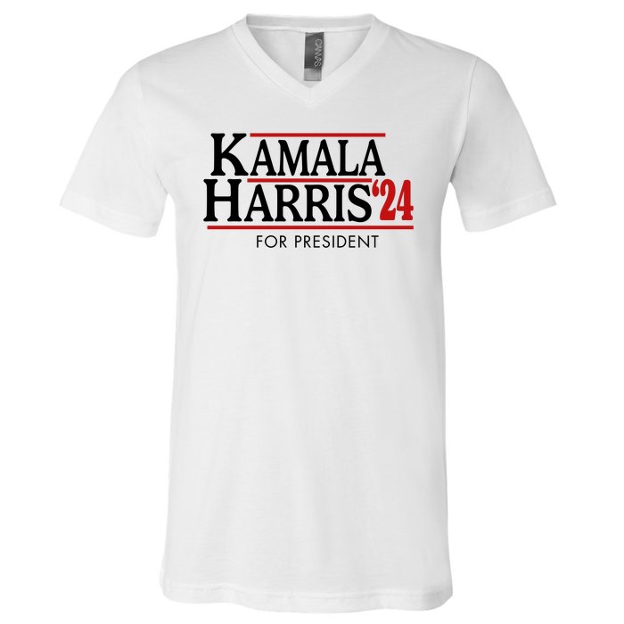 Kamala Harris 2024 For President Election Political V-Neck T-Shirt